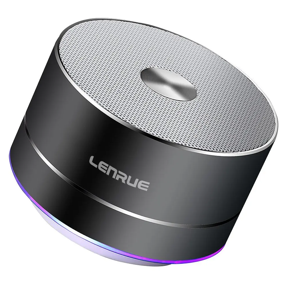 LENRUE Портативный Беспроводной Bluetooth Динамик стерео Портативный светодио дный Динамик s со встроенным микрофоном MP3 мини Subwoof Smart Колонка громкий Динамик колонка