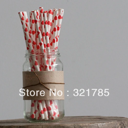 50 шт./2 предмета в упаковке красочным узором Сердце бумажные биоразлагаемые трубочки питьевой Свадебная вечеринка 50 шт./2 предмета в упаковке красочным узором Сердце бумажные биоразлагаемые трубочки питьевой Свадебная вечеринка
