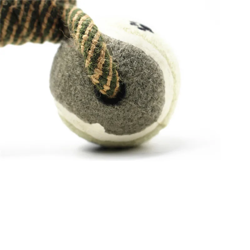 

Fashion Dog Toys Cotton Rope Cotton Rope Tennis Hard and Solid Chewing Molar Toy Fun and Relaxing for Dog Toys Pet Supplies