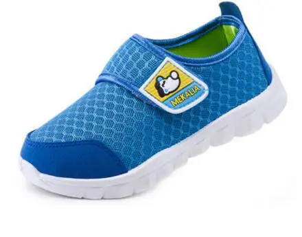 Кроссовки детские из дышащей сетчатой ткани летняя спортивная обувь для