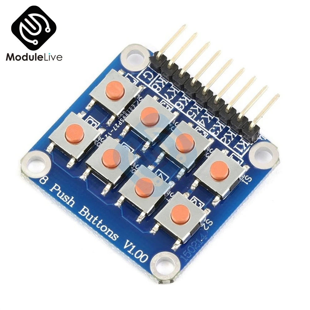 2x4 клавиатура 4x2 8 кнопочных кнопок V1.00 клавишная плата матрица кнопка для Arduino AVR PIC