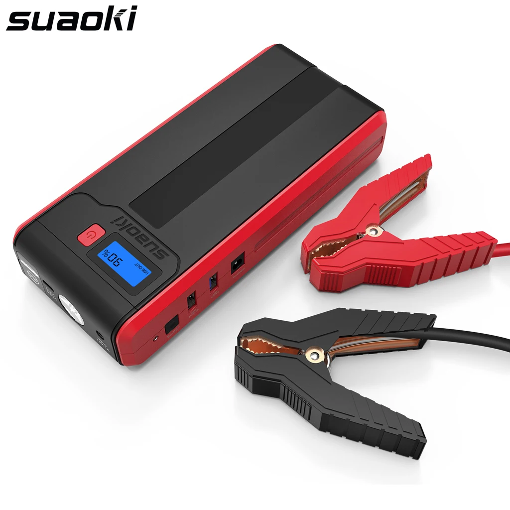 Пусковое устройство Suaoki P12 автомобильный аккумулятор 1200A Peak (до 6 0 л дизельных и