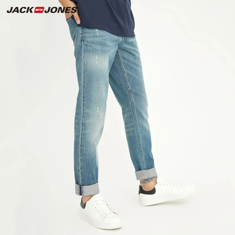 Jack & Jones/Мужские осенне зимние джинсы с потертостями J | 218332515|Мужские джинсы|