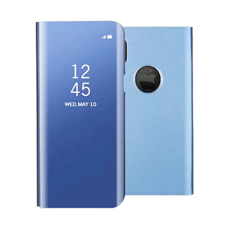 Чехол для iPhone 6 высокое качество PC + искусственная кожа зеркальный откидной