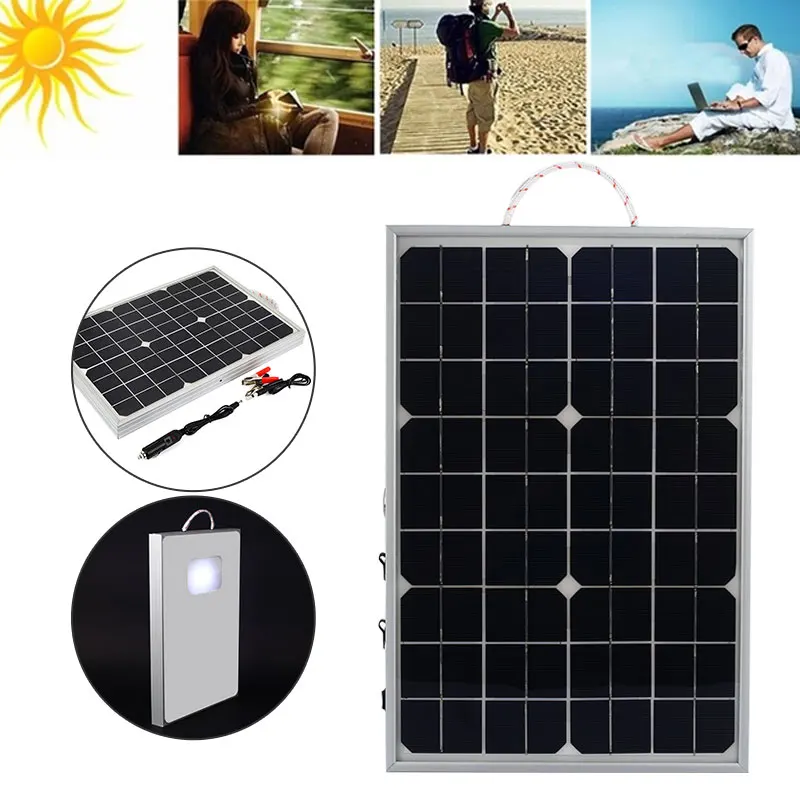 Solar Cells Charging Equipment Environmental Monocrystalline Silicon 20W Camp Home Improvement Car Energy | Обустройство дома