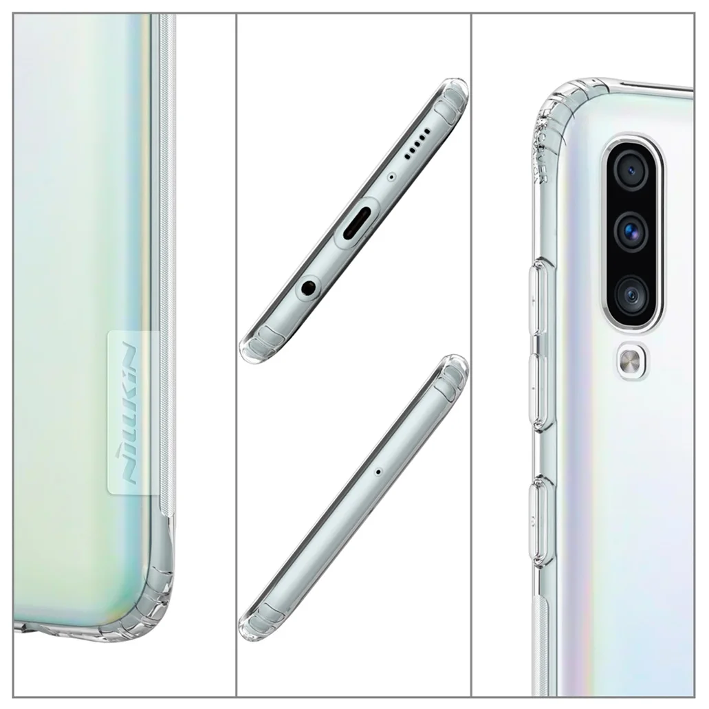 For Samsung Galaxy A70 Case Nillkin Nature Transparent Clear Soft Silicon TPU Protector Cover for Back | Мобильные телефоны и