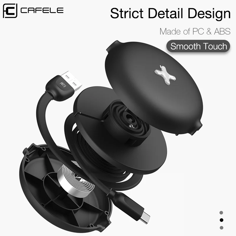 CAFELE type c usb кабель для samsung huawei xiaomi яркие цвета быстрая зарядка плоский выдвижной Usb кабель зарядное устройство кабель синхронизации данных