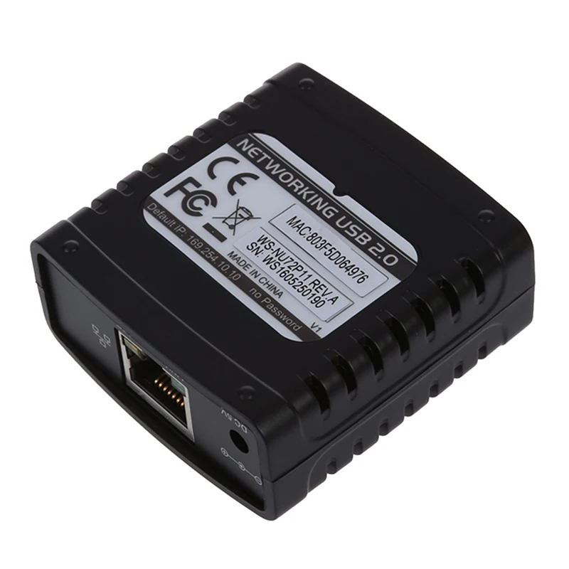 Print Server USB 2.0 Ethernet Network LPR for LAN Networking Printers Share black | Компьютеры и офис