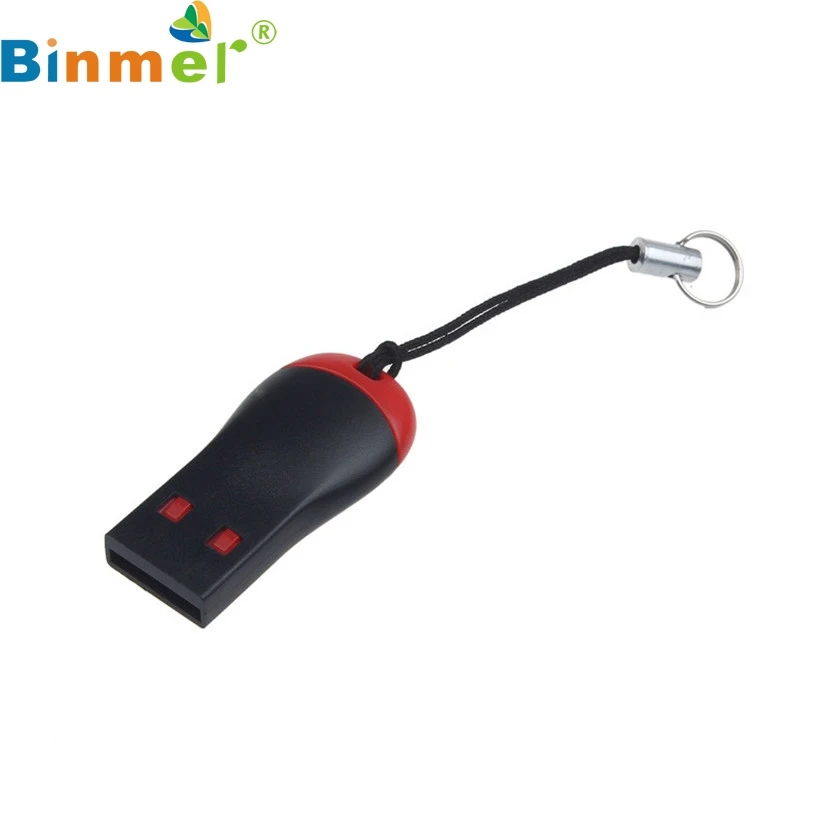 Binmer Mecall Новый высокоскоростной USB 2 0 Mini Micro SD T-Flash TF M2 Устройство для чтения карт