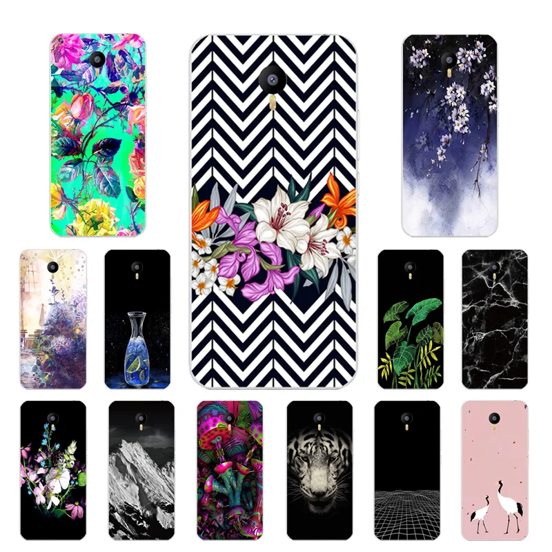 Для Meizu M2 Note Meilan 2 M2Note 5 &quotМягкий силиконовый чехол из ТПУ для Botanic с принтом