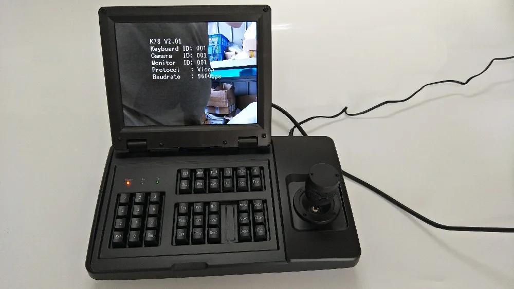 8 дюймов HD TFT ЖК-дисплей Экран 3-осевой HDSDI визуальный контроллер клавиатуры с HD-SDI CVBS Выход для безопасности камера видеоконференции Системы