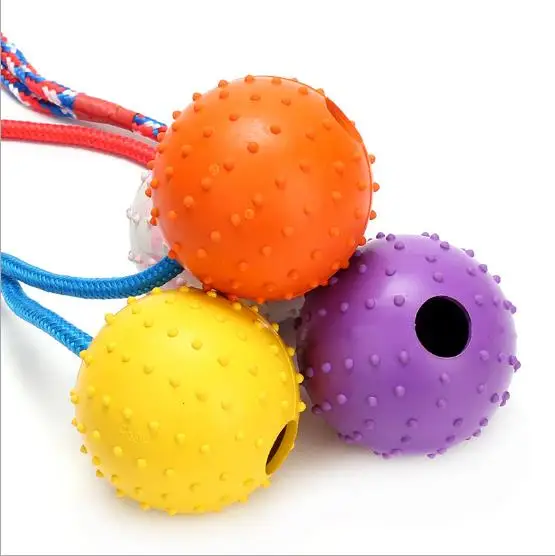 2017 резиновый жевательный мяч для собак игрушки жевания чистки зубов игрушка