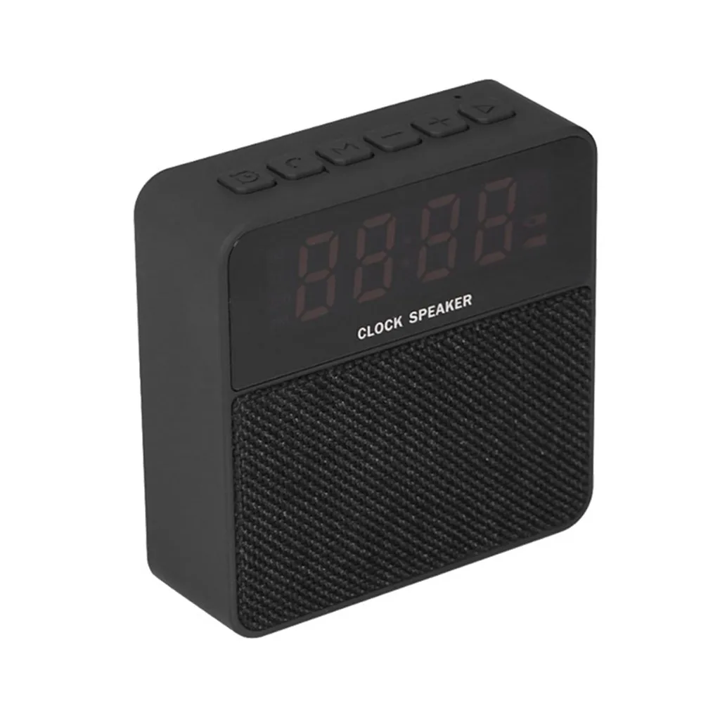 Новинка Мини T1 тканевый будильник с картой Bluetooth динамик Портативный