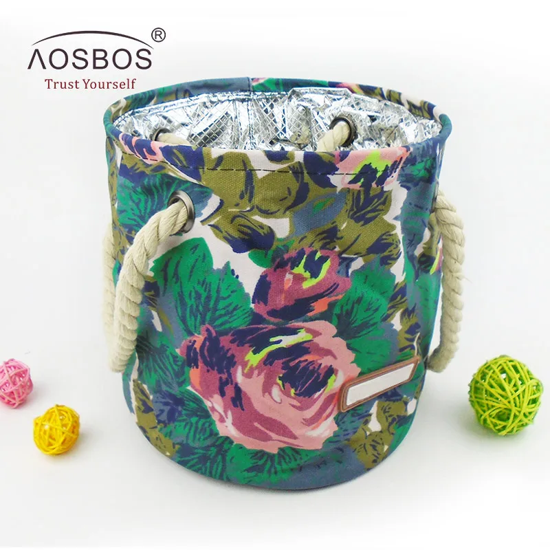 green Y Aosbos, модные женские цветочные косметички, Большая вместительная косметичка, портативная дорожная косметичка, органайзер, Maleta de Maquiagem - Цвет: green Y