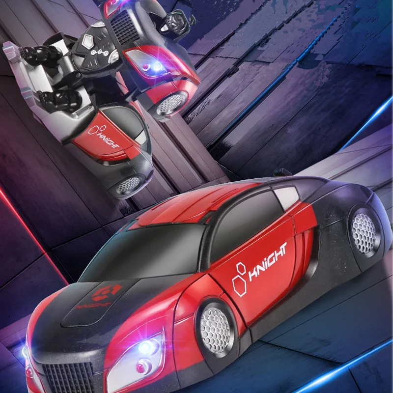 2In1RC автомобиль пульт дистанционного управления автомобиль трюк Трансформация Робот деформация пульт дистанционного управления антигравитационный RC автомобиль боевые игрушки для мальчика подарок