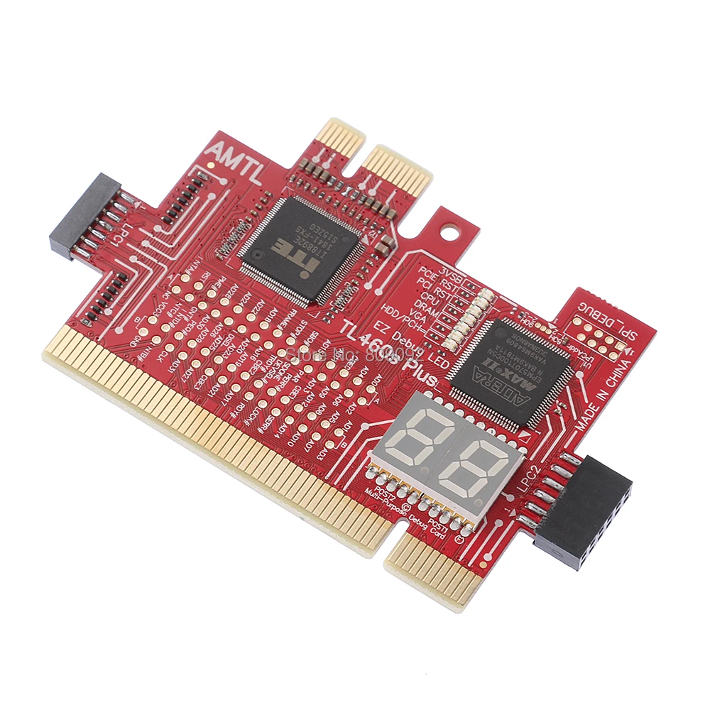 Материнская плата PCI/PCIE/Mini PCIE/LPC PC анализатор диагностическая карта для универсального настольного ноутбука Тестовая отладочная карта