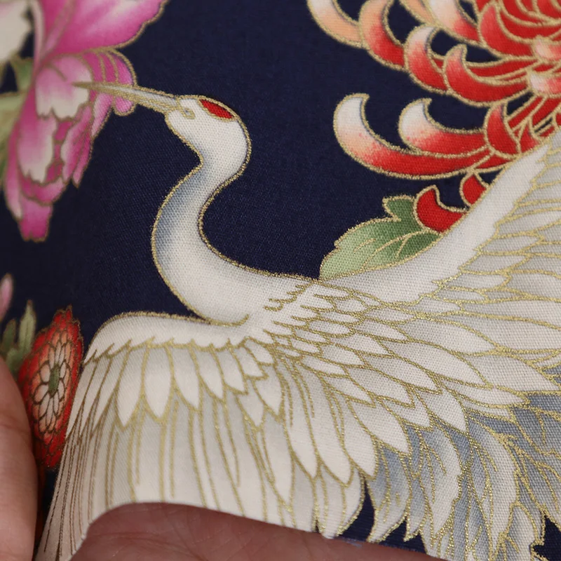 100% хлопковая ткань для самодельных одеял/наволочки в японском стиле с цветочным