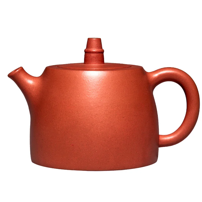 

400ML Yixing Authentic Purple Clay Teapot Large Capacity Teaware Health Raw Ore Ball Holes Horse Pattern Kettles Birthday Gifts