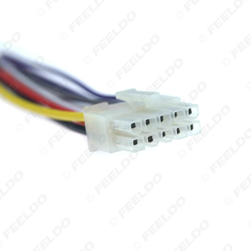 Автомобильный Универсальный проводной разъем FEELDO 4 pin 24pin адаптер для DVD CD радио