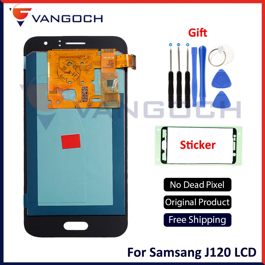 A + для samsung Galaxy J120 2016 J120F J120H J120M дисплей ЖК TFT экран сенсорный дигитайзер сборка