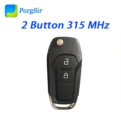 Подлинная 2 кнопки 315 MHz 434MH ключ дистанционного управления с чипом Hitag Pro ID 49 для Ford - Цвет: 315MHz