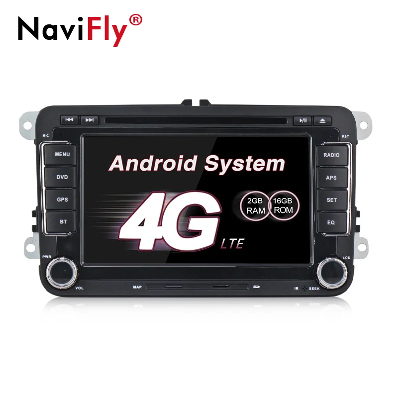 Бесплатная доставка 1024*600 Android8.1 2G ram Автомобильная магнитола для VW GOLF POLO TOURAN MK5 MK6