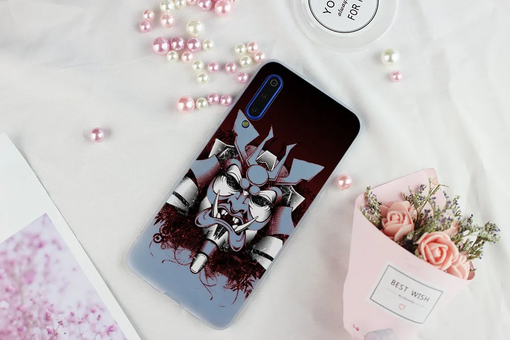 Японский мягкий чехол Ниндзя Для Xiaomi 9 8 A2 A3 lite Mi 9t CC9 9se 5X 6 10 Max3 6X Note10 Pro coque|Бамперы| |