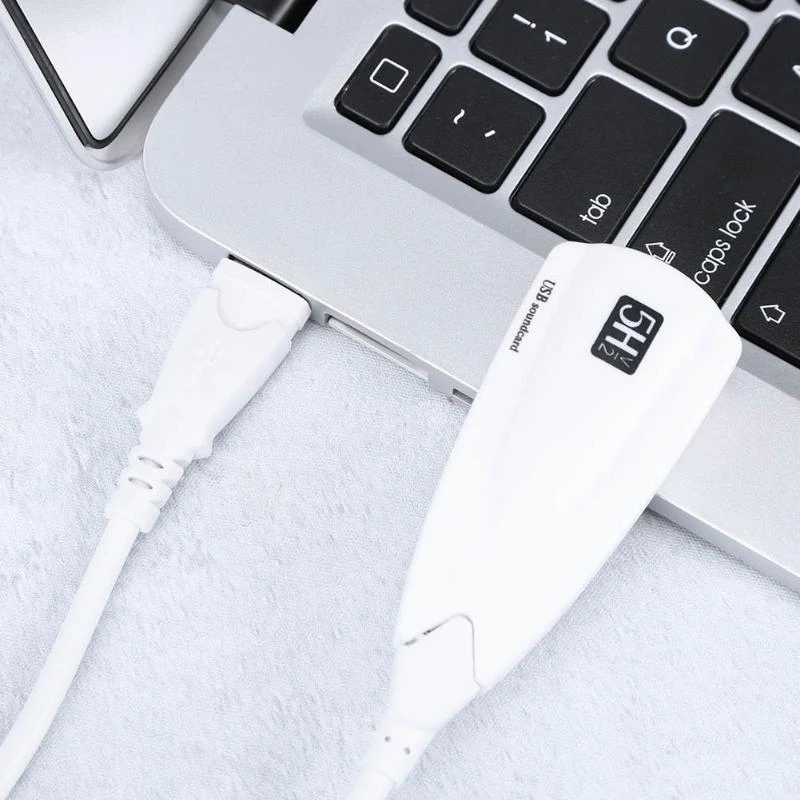 Внешняя звуковая карта AMKLE с USB 2 0 на гнездо 3 5 мм 3D Аудио гарнитура микрофон