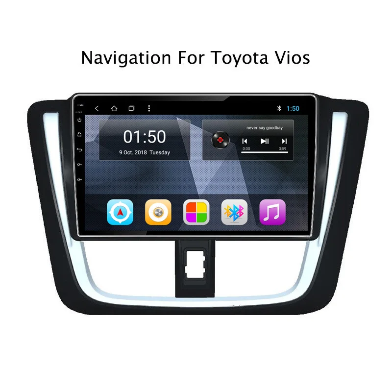 Автомобильный мультимедийный DVD плеер NAVITOPIA 10 1 дюйма 2 Гб ОЗУ 32 ПЗУ Android 8 GPS