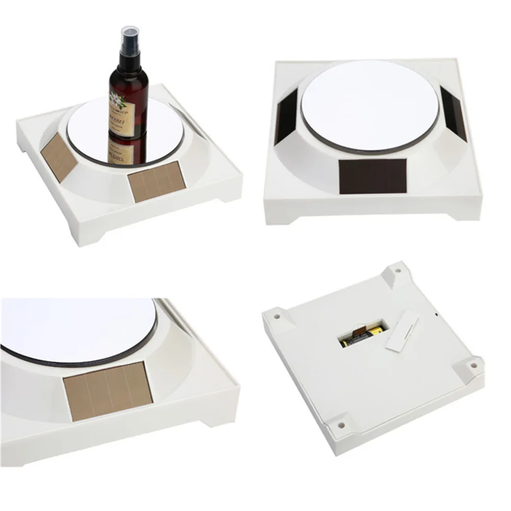 18 см зеркальная верхняя подставка для дисплея на солнечной батарее вращающаяся