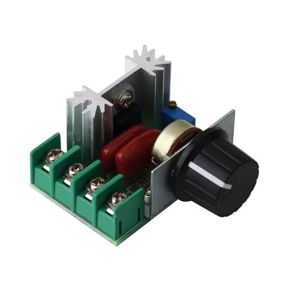 В наличии! 2000W 220V AC SCR Электрический Напряжение регулятор двигателя Скорость