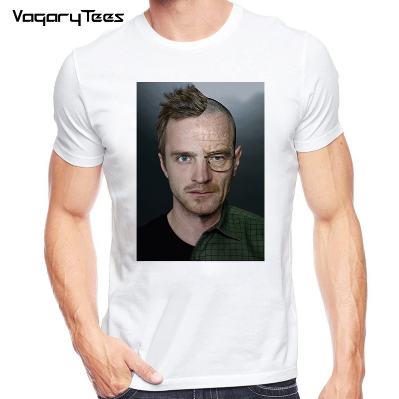 Breaking Bad Гейзенберг Уолтер Уайт jessie pinkman футболка с коротким рукавом Повседневная