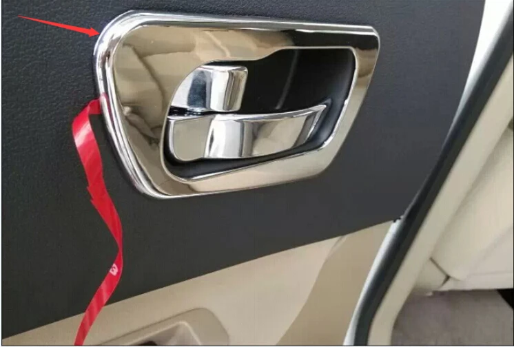 4 * АБС пластик хромированная внутри дверная ручка рамка Накладка для nissan Qashqai Dualis