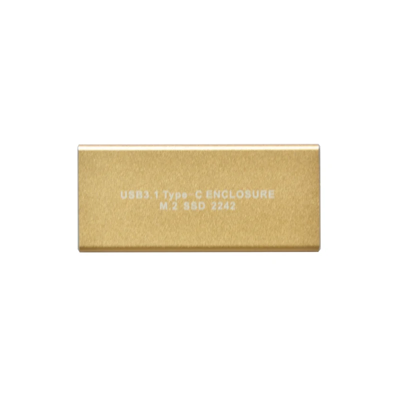 Новый USB3.1 Type C для M2 NGFF B Ключ SSD корпус HDD металлический адаптер внешний мобильный