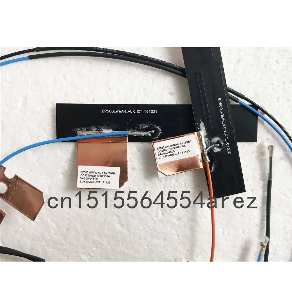 Фото Новая Оригинальная антенна для ноутбука Lenovo ThinkPad P50 P51 WLAN WWAN 4G антенна провода DC33001DM00 DC33001DM10 00UR818 №2