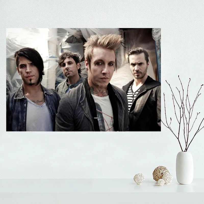 

Mondern Classical Custom Papa Roach Canvas Painting Poster Cloth Silk Fabric Wall Art Poster for Home Decor