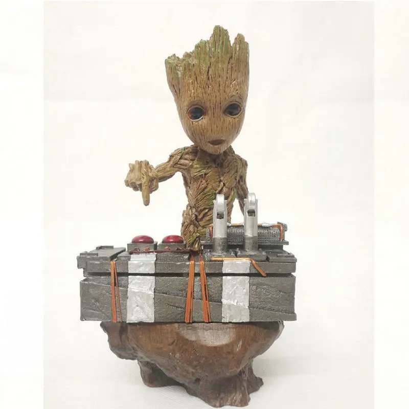 Детские Groot фигурки стражи Галактики Игрушка Дерево человек Милая модель игрушки