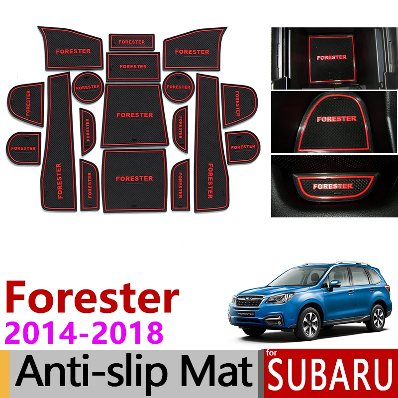 Противоскользящий коврик со слотом для ворот резиновая подставка под кружку Subaru
