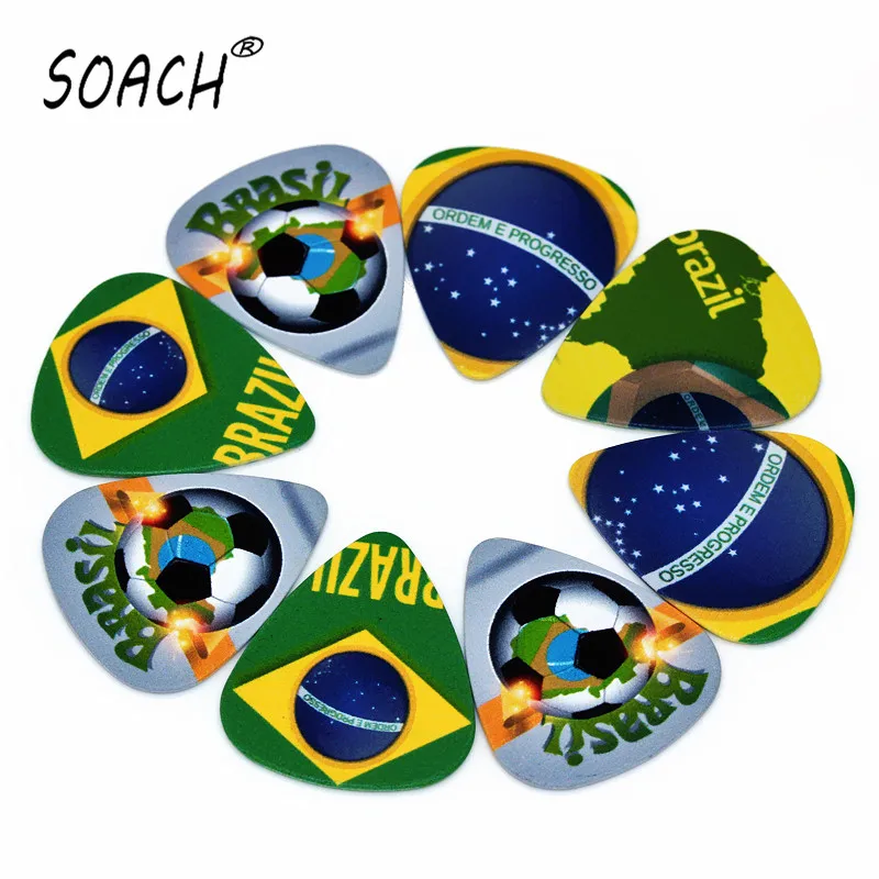 

SOACH 10PCS 0.71mm high quality guitar picks two side pick Brazil picks earrings DIY Mix picks Guitar Accessories