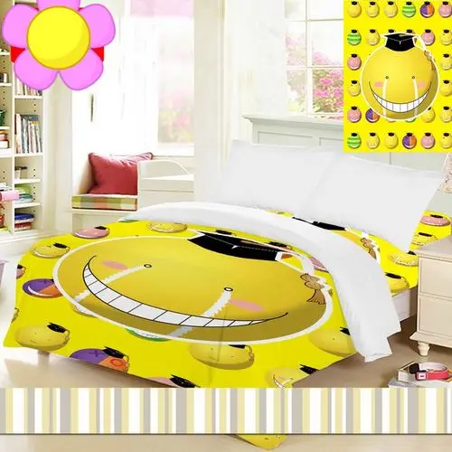 

New Crying Koro Sensei Japanese Anime Bed Blanket or Duvet Cover GZF408