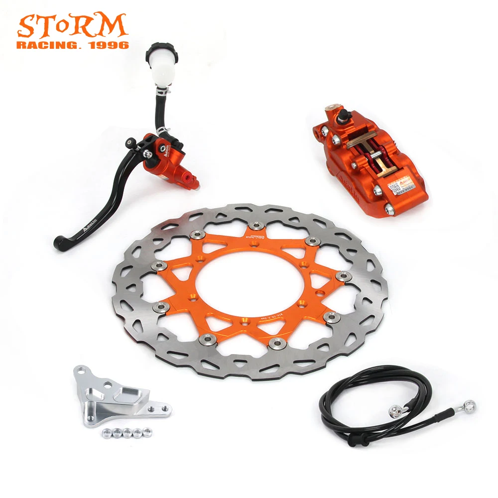 320 мм плавающий тормозной диск кронштейн рычаг суппорта главный Цилиндр Шланг