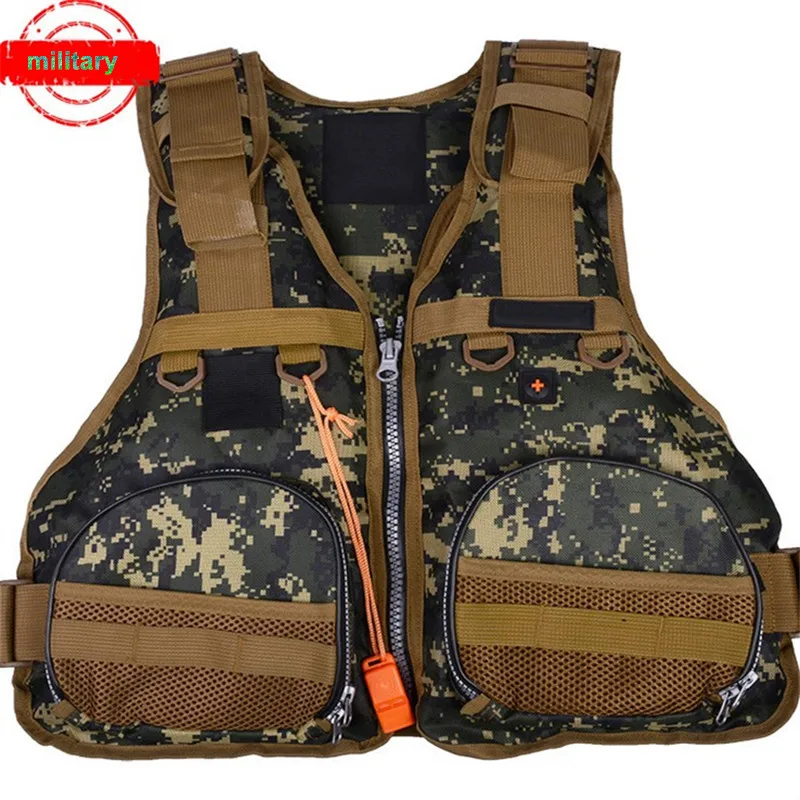 Мужской жилет для рыбалки водной и спортивной безопасности спасательный из пены