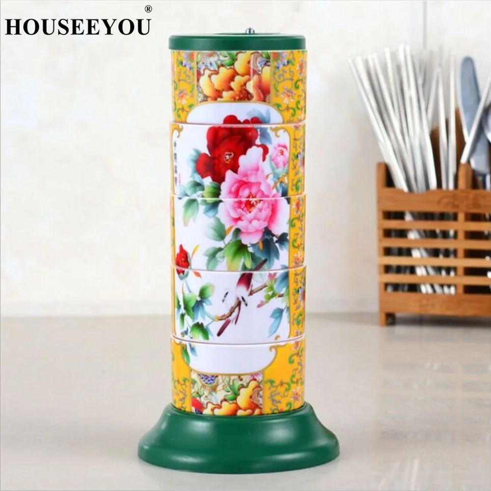 Светло-серый 5 Коробков Пластик Набор банок для приправ Соль Бутылка перец коробочка, мыльница сахарница Kithchen контейнер для специй приправы стеллаж для выставки товаров Еда ящик для хранения - Цвет: Светло-серый