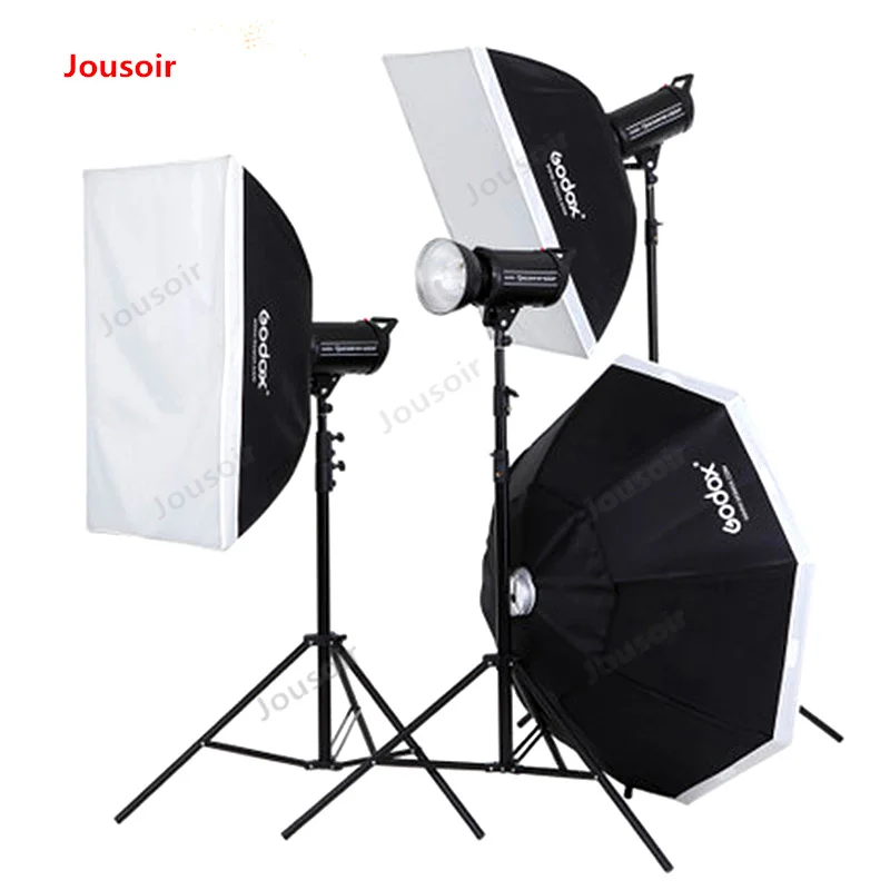 Godox фотосветильник костюм SKii400W второго поколения внутренняя вспышка софтбокс