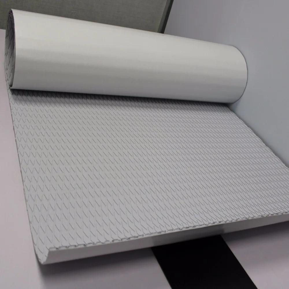 EVA Teak Decking For Boat Yacht Marine Flooring Carpet With Adhesive Surfboard Deck Pad White Cross SUP Grip Pad Accessories