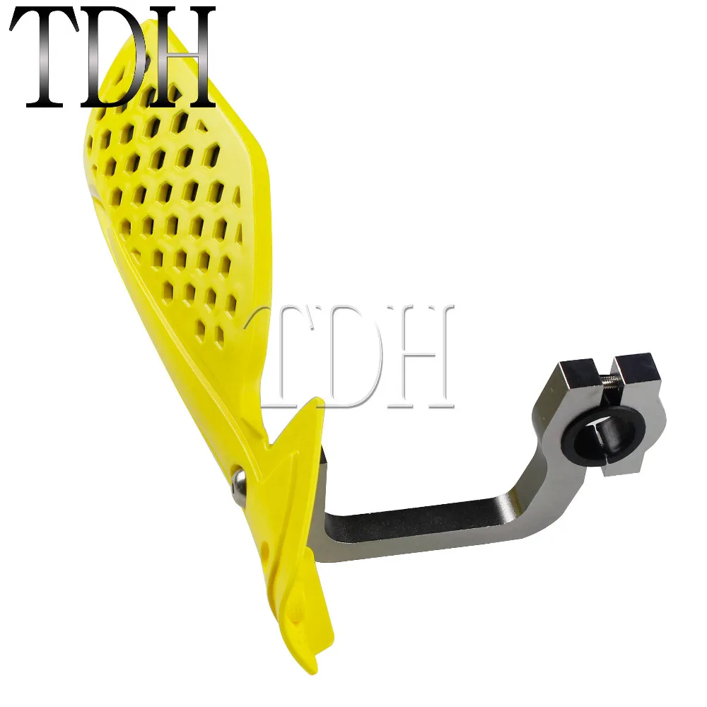 

Yellow Motorcycle Motocross 22mm/28mm Handguard 7/8" 1-1/8" Hand Guards Dirt Bike Hand Protection Gear for Suzuki Honda Yamaha