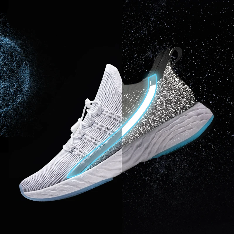 ONEMIX Man Running Shoes For Men Athletic Trainers White Sports Breathable Mesh Outdoor Footwear Jogging Women Walking Sneakers