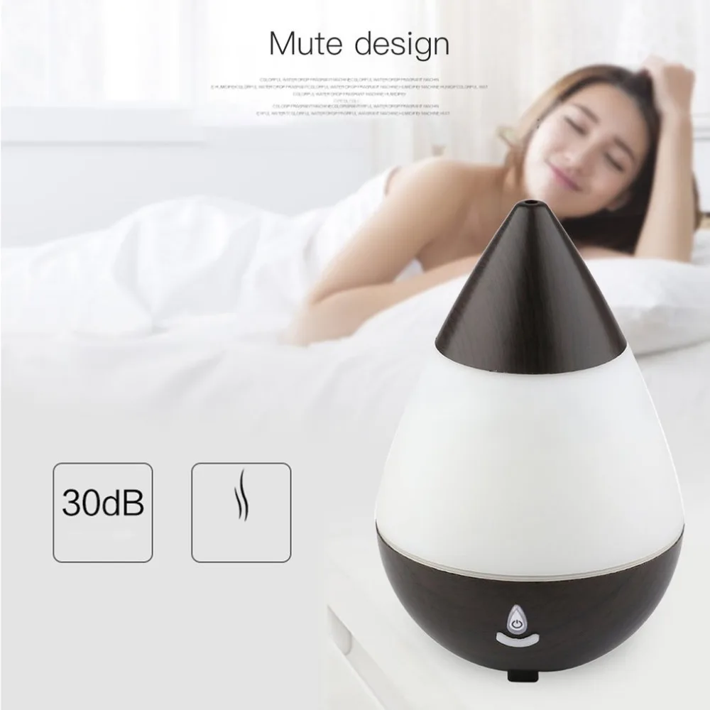 Форма капли USB зарядка Ультразвуковой очиститель воздуха Арома диффузор туман