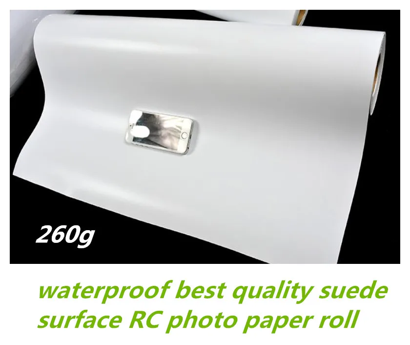 

wholesale 260 gsm suede surface RC photo paper ,large paper rolls( thick photo paper roll)