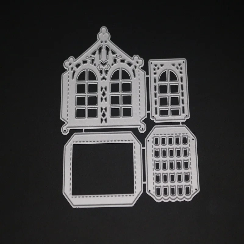 Glita Creatif 3D дом die srapbooking DIY подарок ручной изготовление бумажных карточек Зима